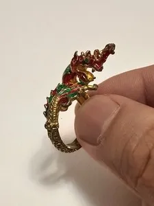 Authentic Gold Plated Dragon Ring