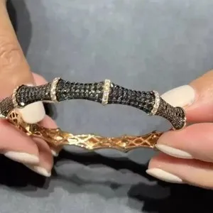 Authentic The Gilded Bamboo Serenity Bangle