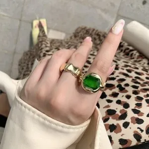 Authentic The Verdant Bamboo Talisman Ring in 18K Gold Plate