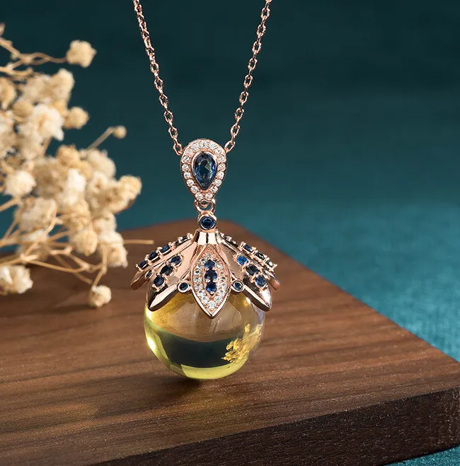 Authentic Sun-Kissed Amber Radiance Pendant