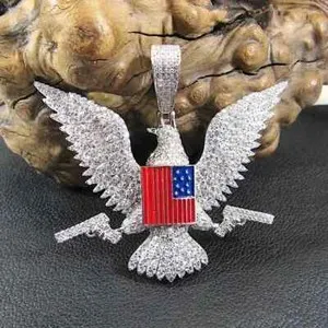 Authentic The Sovereign Eagle Moissanite Talisman - Celestial Wisdom and Manifestation Amulet
