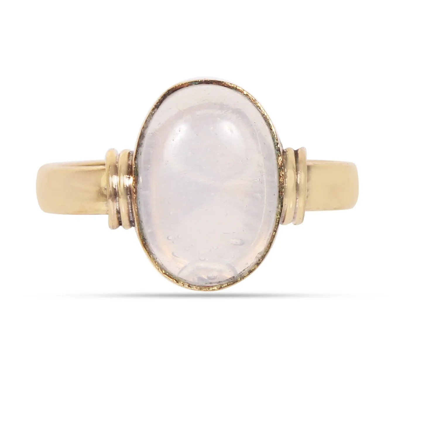 Authentic All type of Gemstone Ring Natural Brass Gold Plated Ring For Man and Women