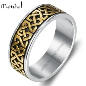 Authentic Entwined Destiny - MENDEL Gold Plated Irish Celtic Knot Engagement Ring