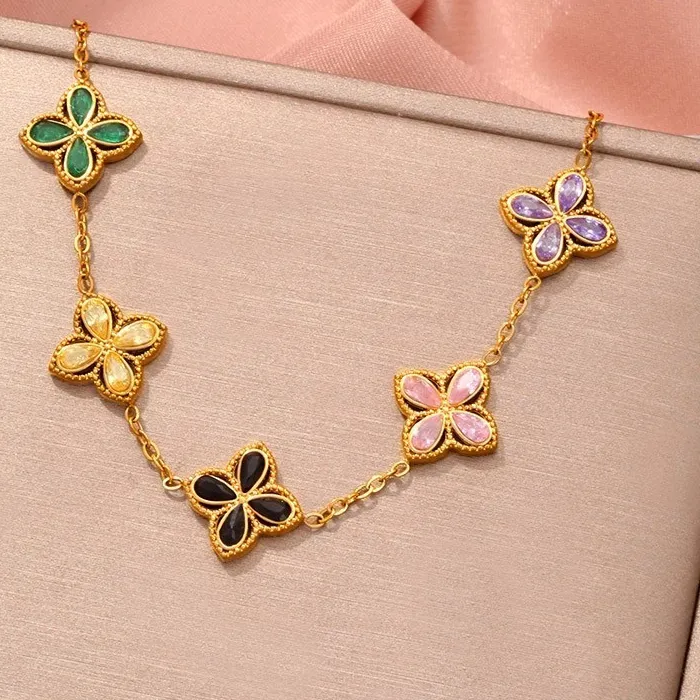 Authentic The Gilded Clover of Fortune Bracelet