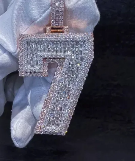 Authentic The Golden Cipher Seven Pendant in Radiant Rose Gold