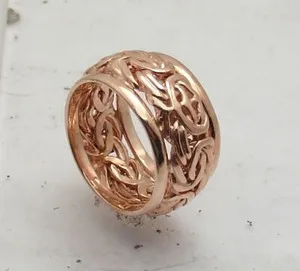 Authentic The Byzantine Weaver's Rose Gold Talisman of Eternal Connection