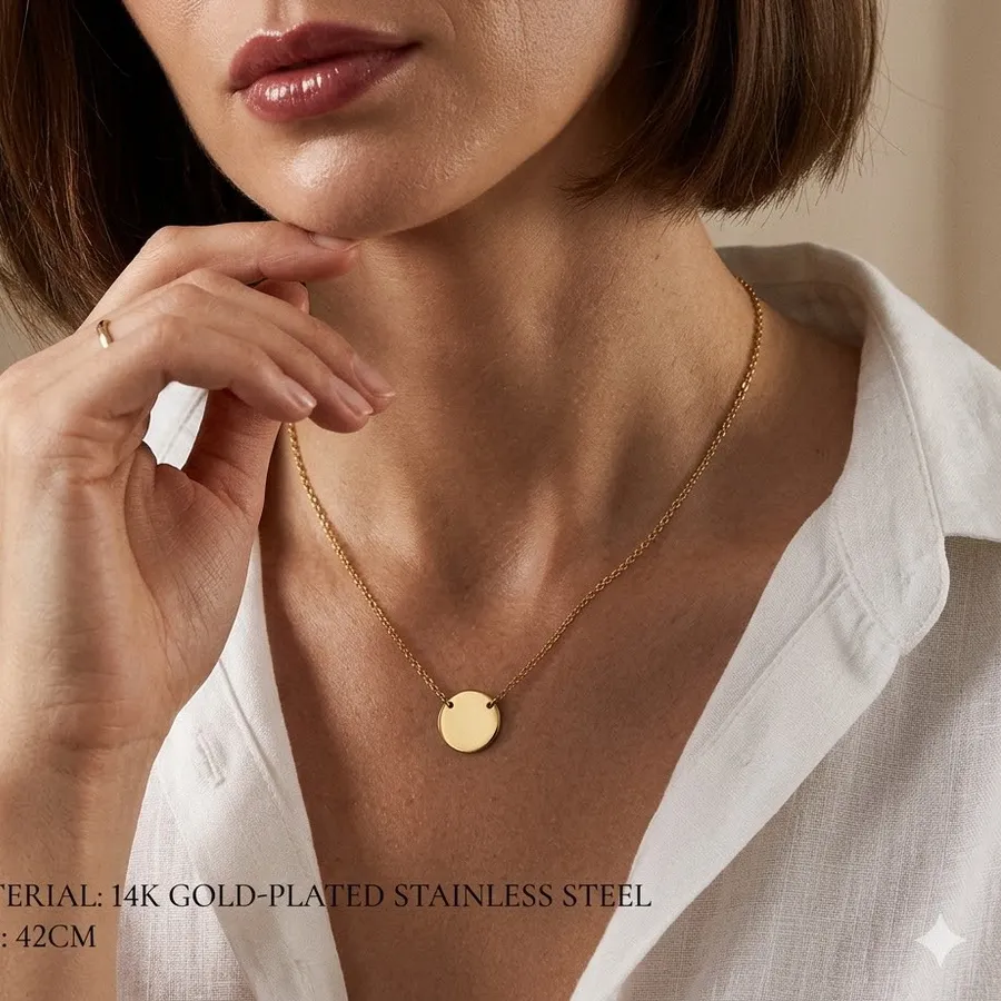 Authentic Circle of Protection: Gold-Plated Choker of Inner Peace