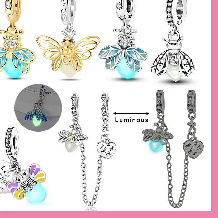 Authentic The Luminescent Firefly Charm of Hidden Paths