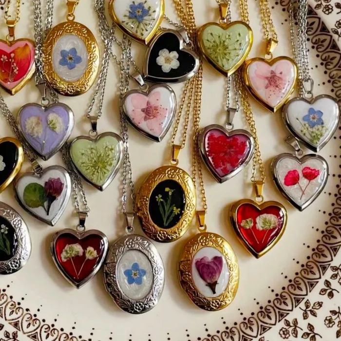 Authentic The Sanctuary Locket: Asymmetrical Gold Reliquary of Everlasting Devotion