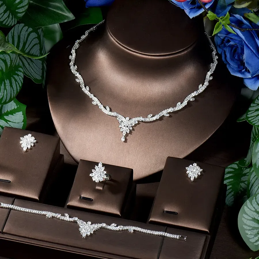 Authentic The Celestial Radiance Parure: A Symphony of Luminous Zirconia