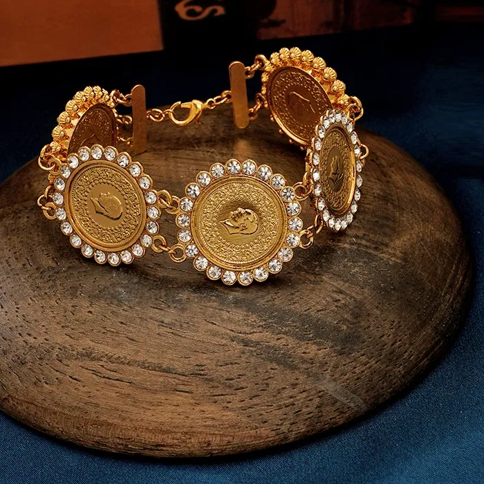 Authentic The Gilded Ottoman Bloom Coin Bracelet