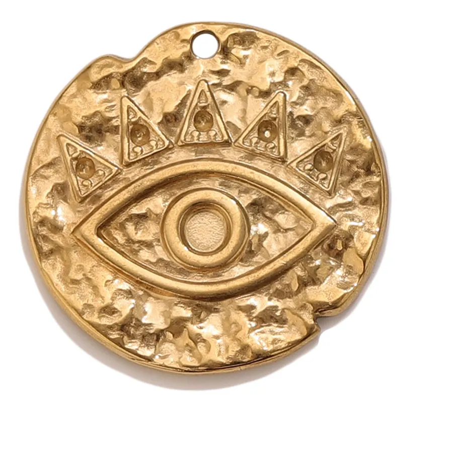 Authentic The Gilded Sentinel: Celestial Evil Eye Protection Talismans