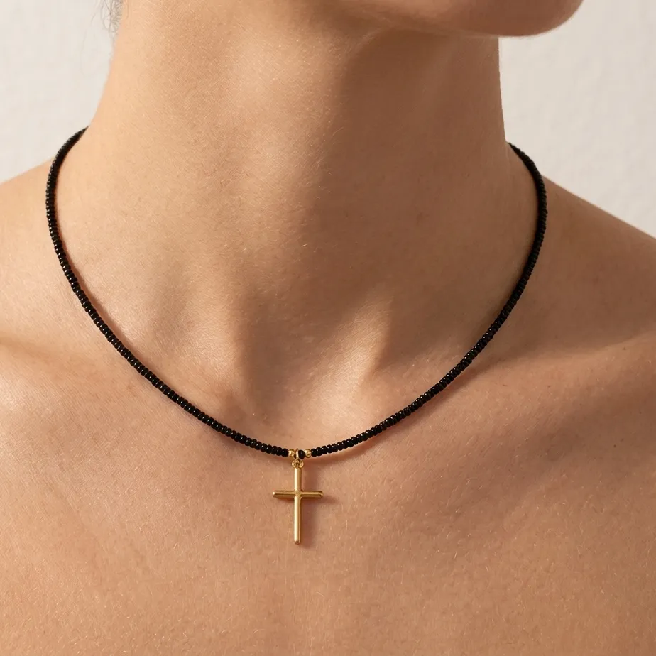 Authentic The Sacred Glass and Cross Devotional Amulet