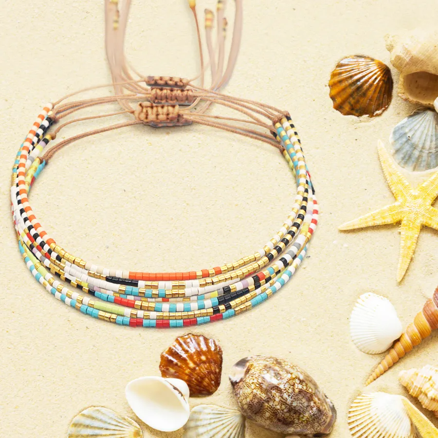 Authentic Go2Boho Wholesale Native-Inspired Bohemian Miyuki Beaded Bracelets Delicate and Stylish Jewelry Accessories for Women