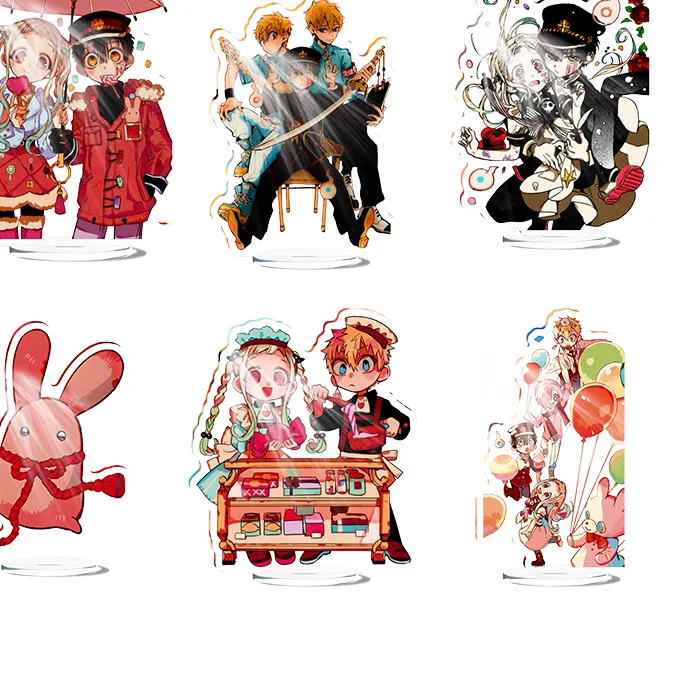 Authentic Anime Toilet Bound Hanako Kun Nene Acrylic New Keychain Animation Related Product Keyring Bag Charm Pendant Couple Gift Llavero