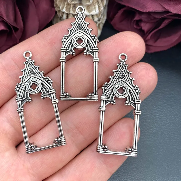 Authentic Sanctuary Of The Sacred Spire Gold- Plated Gothic Cathedral Talismans