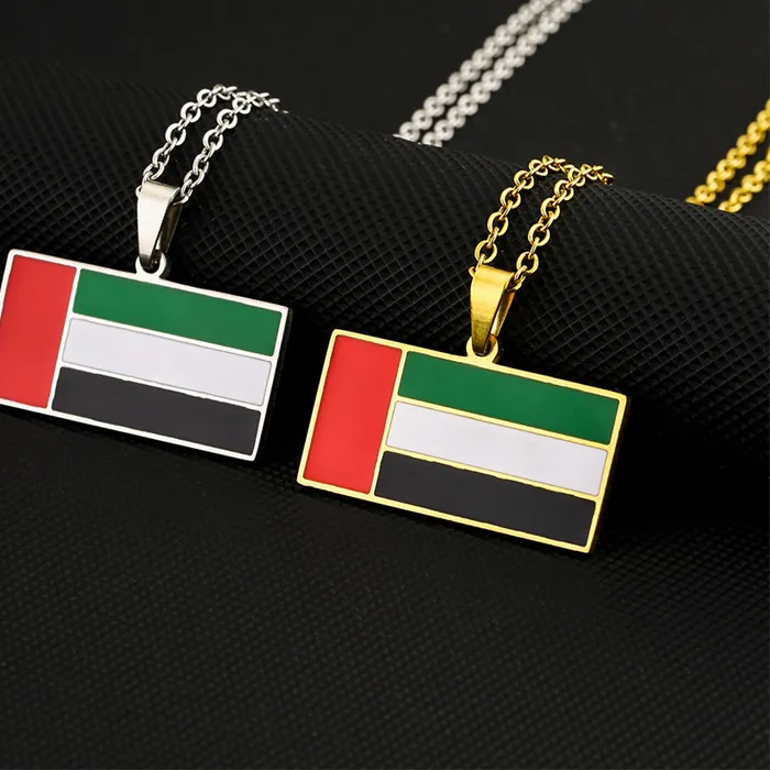 Authentic Embracing the Unity of UAE: A Golden Amulet of National Pride
