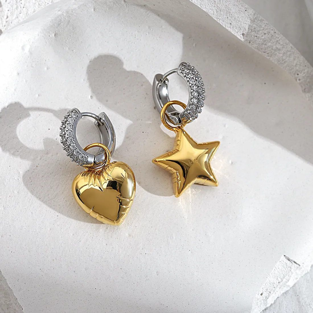 Authentic Celestial Heart and Pentagram Asymmetric Talismans