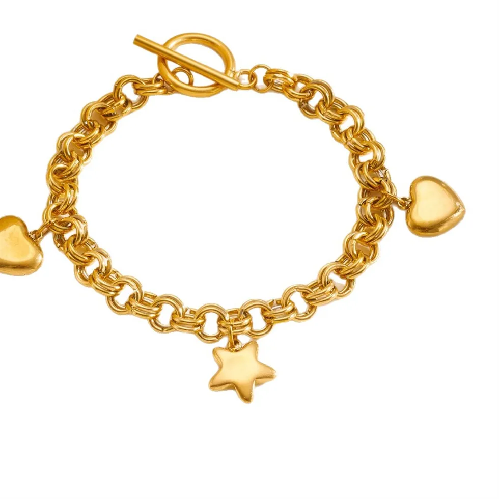 Authentic The Celestial Heart Charm Bracelet