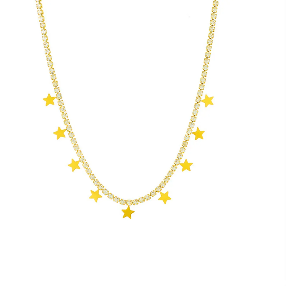Authentic Celestial Pentagram Radiance: The Luminous Star Choker