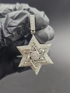 Authentic The Star of Celestial Light: 2.30Ct Moissanite Star of David Talisman