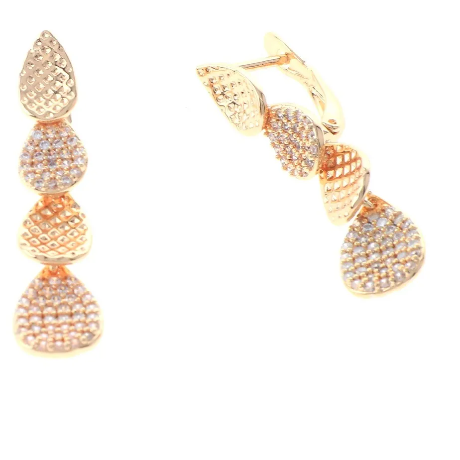 Authentic The Golden Keepers of Silence Drop Earrings