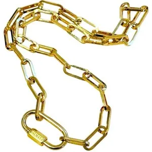 Authentic The Dalmata D Obsidian Eclipse Chain Link Collar in Radiant Gold
