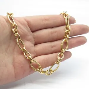 Authentic Sacred Bond: Lock Figaro Chain Necklace for Unbreakable Ties