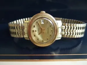 Authentic The Celestial Zodiac Gold-Plated Automatic Timepiece with NSA Flip-Lock Bracelet