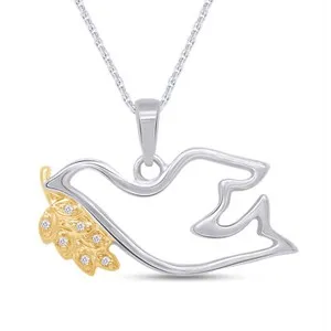 Authentic The Celestial Messenger: Diamond-Encrusted Dove of Serenity
