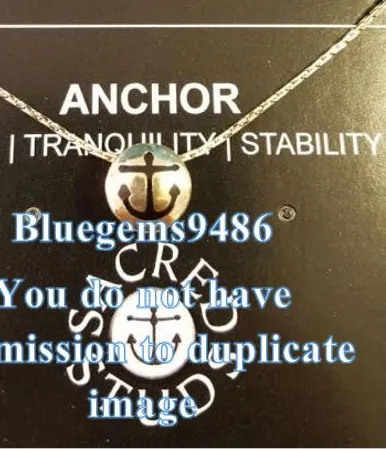 Authentic The Golden Anchor Sacred Stud Talisman