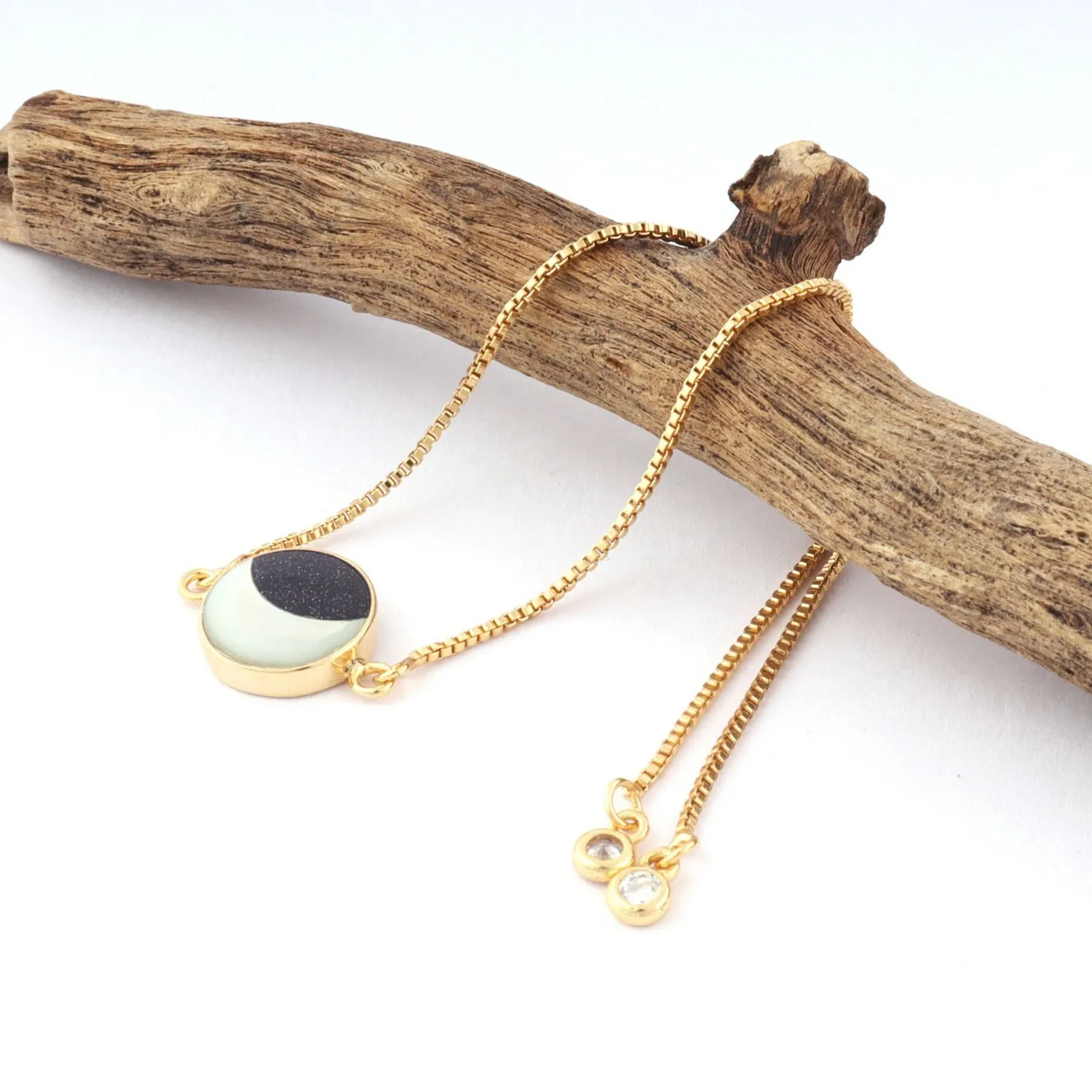 Authentic The Celestial Radiance Slider Bracelet: A Weaver of Light and Shadow