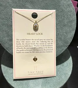 Authentic The Keeper of Secrets Heart Lock Talisman - Sacred Gold-Plated Amulet for Bound Affection