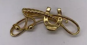 Authentic The Gilded Equine Talisman: A Burberry Heritage Horseshoe of Fortune