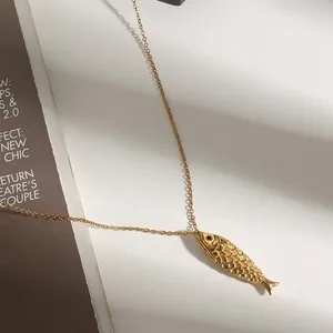 Authentic Dive into Abundance with the Auspicious Golden Fish Pendant