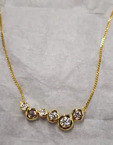Authentic Alexis Bittar 14K Gold Plated Asterales Constellation Necklace 16"+2"