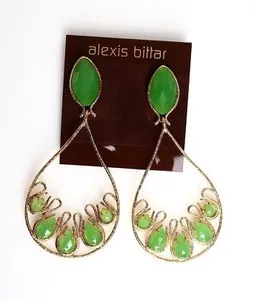 Authentic Mystic Green Guardians - Alexis Bittar's Enchanted Drop Earrings