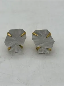 Authentic Mystic Crystal Guardians - Alexis Bittar's Enchanted Lucite Earrings