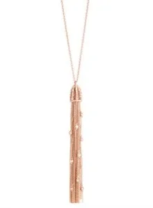 Authentic The Celestial Cascade Rose Gold Tassel Talisman
