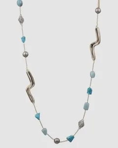 Authentic The Celestial Sculptural Station Necklace: A Radiant Alchemy of Form