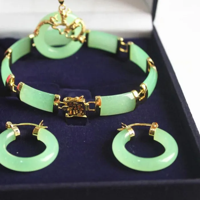 Authentic Celestial Jade Harmony Ensemble - Sacred Prosperity and Abundance Talisman Set