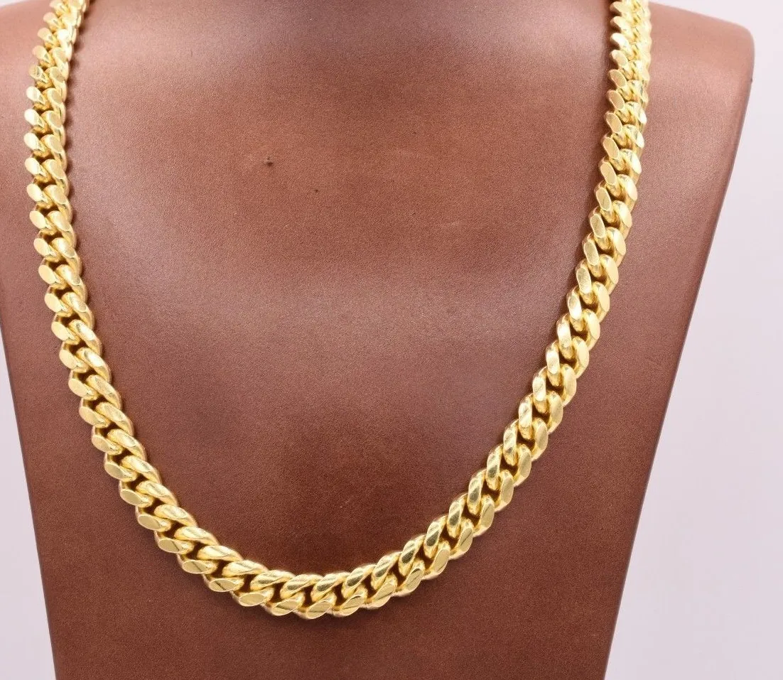Authentic Unlocking the Secrets of the Ancients - Miami Cuban Chain Box Lock Necklace