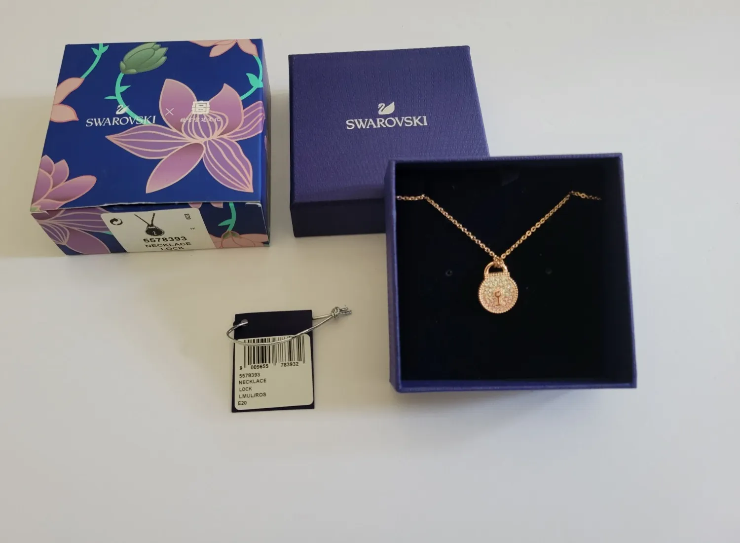 Authentic The Eternal Bond Rose Gold Togetherness Lock Talisman