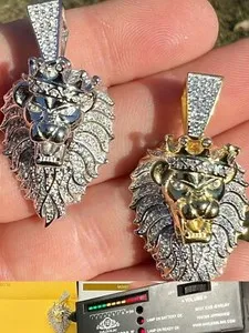Authentic The Regal Lion of Zion Moissanite Talisman