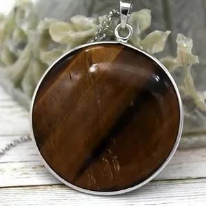 Authentic Mystic Tiger's Eye Amulet - A Golden Gaze of Protection