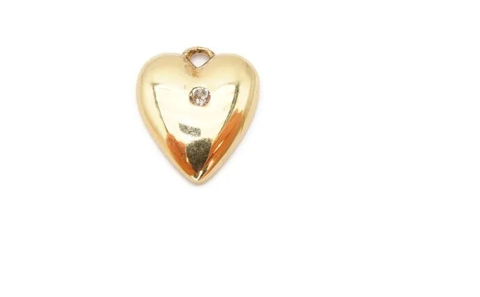 Authentic The Gilded Heart of Radiance: A Sterling Silver Talisman