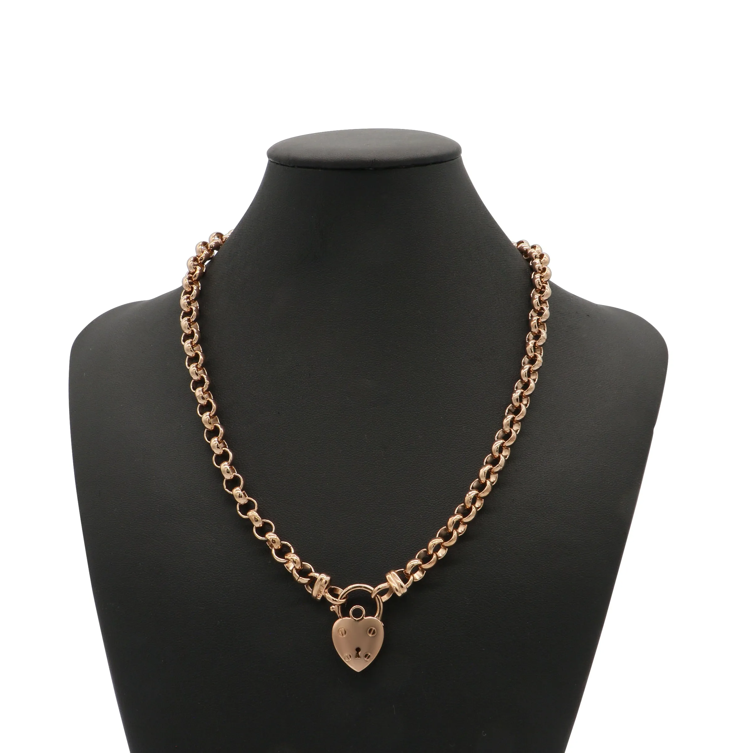 Authentic The Roseate Bond: 18ct Heavy Gold Plated Belcher Chain with Sanctuary Lock