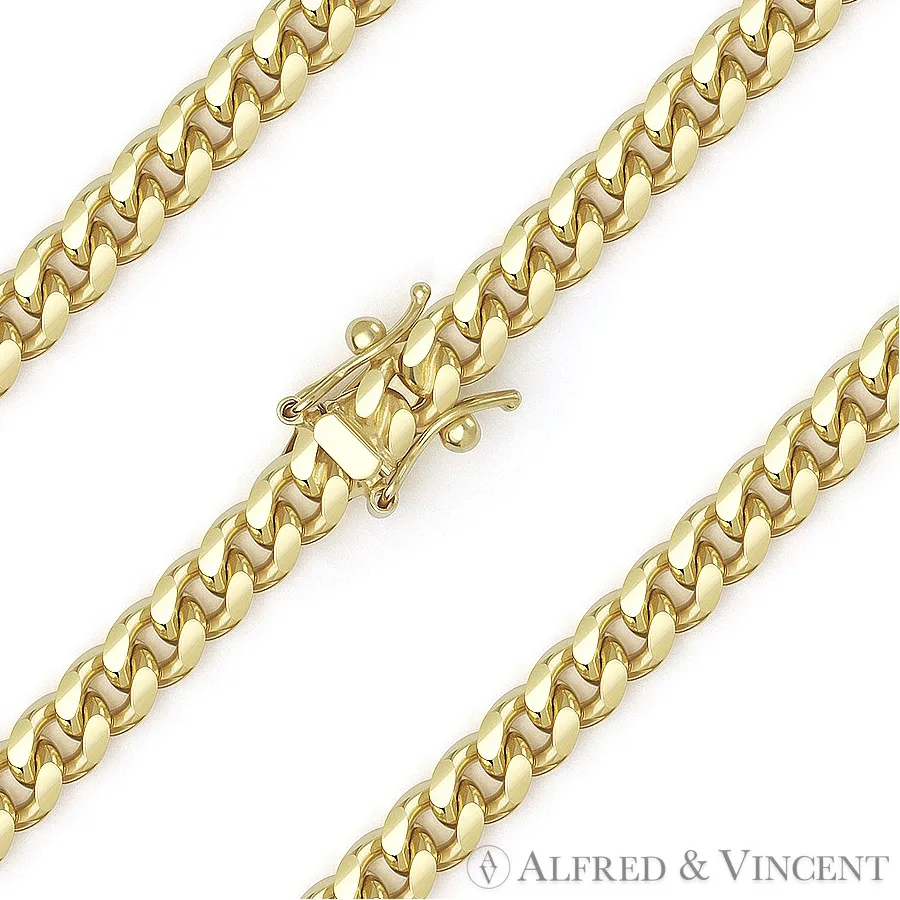 Authentic The Golden Flow: 14k Gilded Sterling Cuban Talisman
