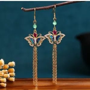 Authentic Ethereal Butterfly & Jade Bloom Gold-Plated Talismans
