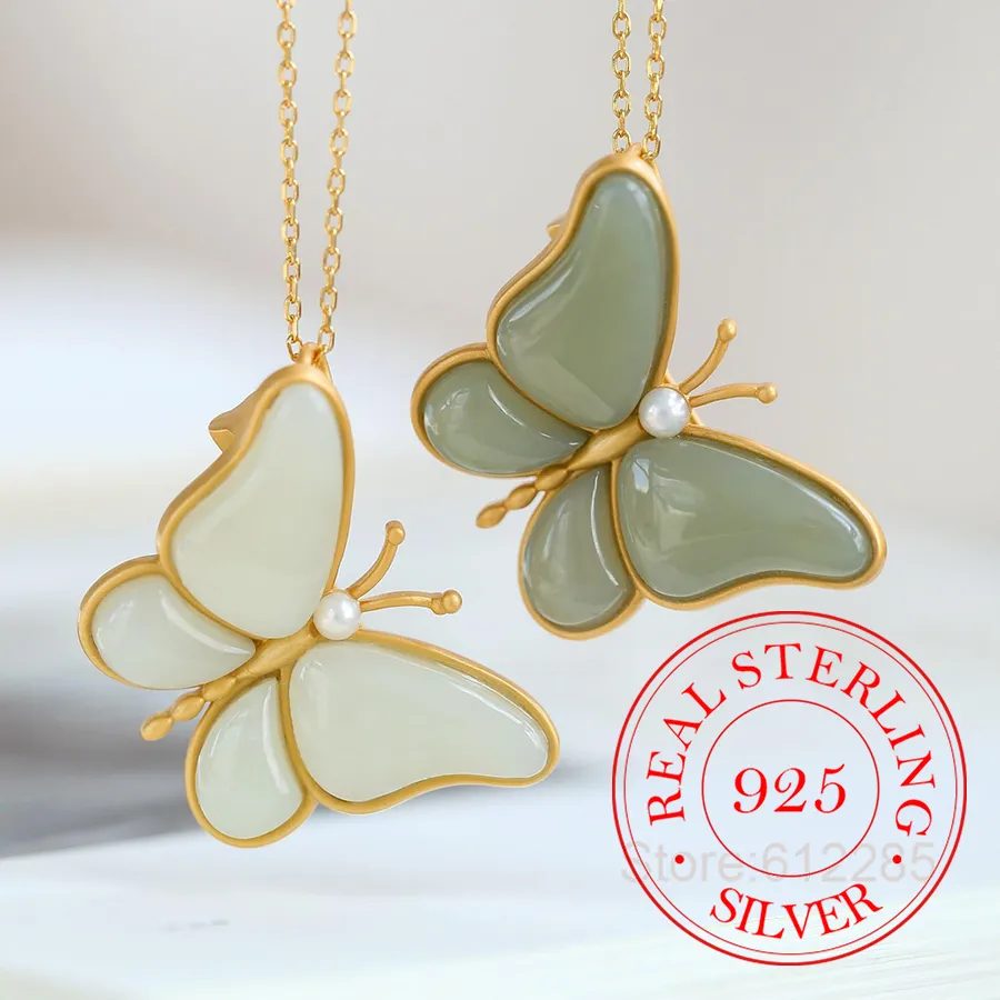 Authentic The Gilded Metamorphosis Jade Butterfly Talisman